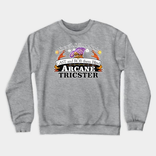 Arcane Trickster D&D Crewneck Sweatshirt by FallingStar